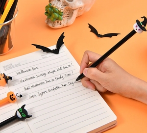 Dễ thương phim hoạt hình trung tính bút cho Halloween, với một đơn giản bút cơ thể/bí ngô BAT Ghost hình dạng, thích hợp cho các trường học, văn phòng, nghiên cứu - Product Image 5