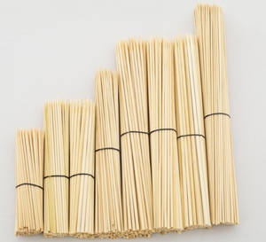 Palitos de bambú desechables para perros de maíz, brochetas lisas para barbacoa de 10 pies - Product Image 2