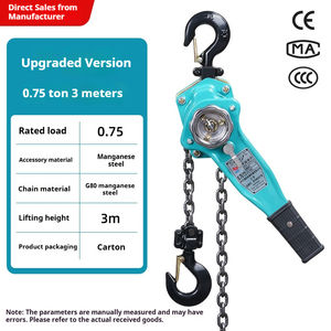 Mesin pengangkat rantai baja portabel, lift rantai Manual terbalik kawat baja kapasitas angkat 0.75T/1T/2T/3T/6T - Product Image 6