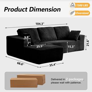 Pengiriman Gratis Tersedia Set Furnitur Ruang Tamu Modern <span class=keywords><strong>Sofa</strong></span> Bentuk L yang Dapat Diubah Menjadi Tempat Tidur <span class=keywords><strong>Sofa</strong></span> Seksional Grosir Busa Kompresi - Product Image 4