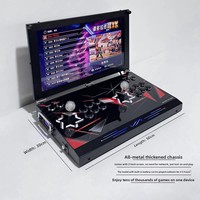 Console de jeu portable pliable OEM 21 pouces Pandora 30000+ Arcade Game Bartop Table Top pour le divertissement familial parent-enfant