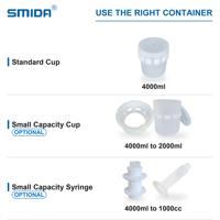 Mezclador de Vacío de Tinta Electrónica 4L Sin Contacto, Doble Vaso, Mezcla Planetaria, Desespumante SMIDA TMV-4000T, Personalización OEM, Motor Servo