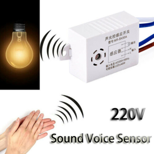 Lonten, 1 unidad, sensor de voz de sonido automático de 220V de V para interruptor de luz de calle, Control de foto, 38x28x16mm, Dropshopping - Product Image 2