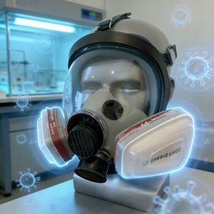 Masque à gaz à vision large - Lentille anti-buée Respirateur pour les tâches <span class=keywords><strong>de</strong></span> nettoyage et <span class=keywords><strong>de</strong></span> revêtement - Product Image 1