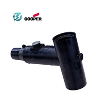 Connecteur de câble de type T à branchement frontal, matériau en caoutchouc semi-isolant extérieur, 24 kV, 630 A, vente directe usine Cooper