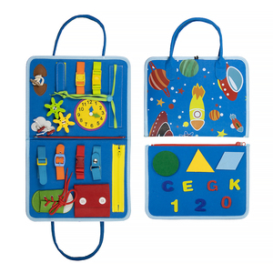 Felt Busy Board for Toddlers <b>Educational</b> Montessori Felt Busy Board Toddler Activities Kids Busy <b>Book</b> for 1-5 Years Old - Product Image 5