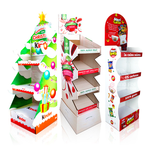 Tùy Chỉnh Pop Kẹo Tông Hiển Thị Sàn Cửa Hàng Bán Lẻ Sản Phẩm Ngọt Ngào Giấy Hiển Thị Kệ Kẹo Sóng Hiển Thị Các Tông Đứng - Product Image 3