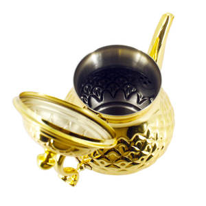 إبريق شاي مغربي فاخر من الفولاذ المقاوم للصدأ، دلة قهوة عربية عالية الجودة، إبريق شاي مغربي بتصميم أنيق للديكور وتقديم الهدايا - Product Image 5