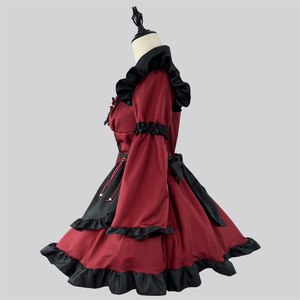 <span class=keywords><strong>Disfraz</strong></span> de cosplay de Halloween de alta calidad para <span class=keywords><strong>mujer</strong></span> adulta, estilo gótico, diablita, lolita, sirvienta, anime, chica genial. - Product Image 2