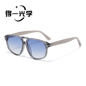 De Yi Optics Double-Bridge <b>Sunglasses</b> Pc Frame Uv400 Unisex Fashion Travel Wear - Product Image 4