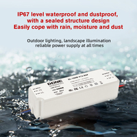 Controlador LED silencioso sin ventilador de la serie DONE RAP de 12V 24V 36V 48V Clase II IP67 para iluminación de espejos de baño y gabinetes de tocador