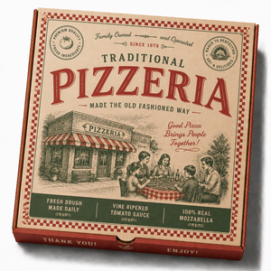 Boîte à pizza en carton ondulé <span class=keywords><strong>jetable</strong></span> écologique avec logo personnalisé en gros pour l'emballage de la restauration rapide et des boulangeries - Product Image 3