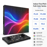 Módulo de Pantalla LED a Todo Color, Panel de Pantalla Publicitaria para Interiores, Matriz de Video Wall P1.25 P2 P2.5