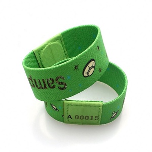 Bracelet RFID tissé en tissu élastique en polyester de nouveau style personnalisé vente directe d'usine - Product Image 2