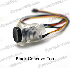 3.3V chiếu sáng nút chuyển đổi LED lõm Bìa nút 7 Ribbon goldleaf RGB <span class=keywords><strong>push</strong></span> <span class=keywords><strong>button</strong></span> Phụ kiện cho Arcade pinball máy - Product Image 4