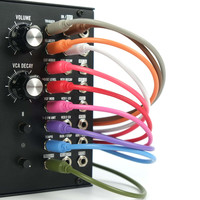 Audio OEM personnalisé 1/8 "3.5mm Jack droit coudé mono câble de raccordement Eurorack synthétiseur câbles modulaires CE RoHS