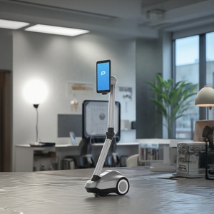 소년을위한 화상 회의 로봇 P2 자율 스마트 <span class=keywords><strong>AI</strong></span> 로봇 조명 기능 모바일 장애물 회피 원격 제어 자동 - Product Image 6