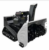Robot souffleuse à neige électrique télécommandée, motorisée, avec engrenages, roulements, alimentée par batterie, sur chenilles, autonome, pour routes, maisons et usage commercial
