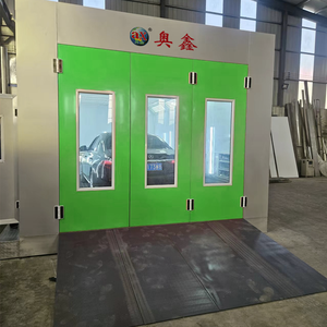 เครื่องทำความร้อนแบบสเปรย์บูธ AX ดีเซล พร้อมไฟ LED สำหรับพ่นสีรถยนต์และเตาอบแบบมีม่านน้ำ 18 กิโลวัตต์ - Product Image 3