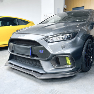 Amp-Z Front Bumper Lip Splitter Carbon Fiber Texture Matte Finish For Ford Focus RS MK3 2015-2018 - Product Image 3