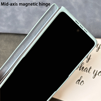 Étui de téléphone portable Matex7 transparent en TPU+PC, nouveau support rotatif à 360°, protection magnétique pour écran pliable X6