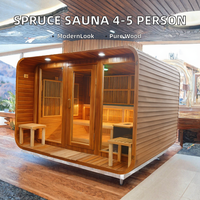 Maison en bois rustique, écologique, imperméable, préfabriquée, modulaire, pour la vie en famille, hôtel en plein air