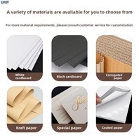 Boîtes cadeaux magnétiques en carton rigide personnalisées avec inserts en mousse EVA, matériaux recyclés, gaufrage, impression quadricolore