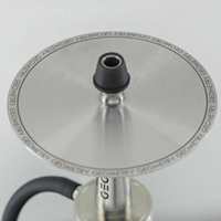 YIHE pabrik kustom gaya Eropa Shisha Nargile Qalyan baja tahan karat geometri Hookah Shisha Chicha Narguile Sheesha