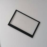 Plaque en verre trempé à reconnaissance faciale, sérigraphie noire, panneau en verre Gorilla