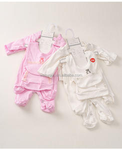 Vendita calda Set di sei pezzi Unisex puro <span class=keywords><strong>cotone</strong></span> congiunta tutina <span class=keywords><strong>neonato</strong></span> lavorato a maglia con motivo animale - Product Image 6