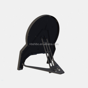 Panneau de sécurité routière en plastique temporaire «A» avec cadre d'affichage panneau d'avertissement réfléchissant Portable 600mm fonctionne à l'avance C/w <span class=keywords><strong>End</strong></span> Supp - Product Image 3