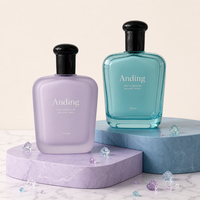Flacon de parfum de luxe vide en gros, 100 ml, personnalisable avec logo couleur, de qualité supérieure, par Anding Stock