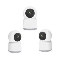 1080P Smart Wifi Indoor Security Camera with Two-Way Talk and Night Vision PTZ Wireless for Home