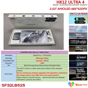Reloj Inteligente 2026 Huahong Siche Chips Versión HK12 Ultra 4, Control por Aplicación Wearfit Pro, Actualización del HK <span class=keywords><strong>11</strong></span> Ultra3 de 2.ª Generación - Product Image 3