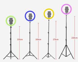 Aro de Luz Profesional Portátil para Fotografía, Iluminación de Alta Calidad para Transmisión en Vivo, Videojuegos y Fotografía, Ajustable - Product Image 6