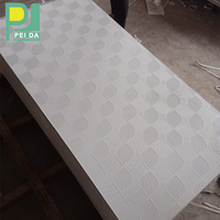 Placas de Techo Laminadas de PVC, Blancas Lisas, de Yeso, 595X595