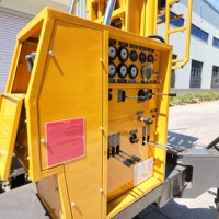 Machine de forage de puits d'eau de 500 m, engin sur chenilles en acier avec capacité de montée de 21 degrés pour la construction en montagne