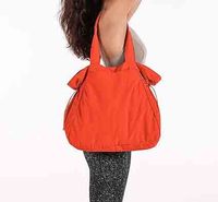 Sac à bandoulière en nylon léger 18 L pour femmes Sac à main fourre-tout Side-Cinch Shopper Bags for Workout Beach Travel