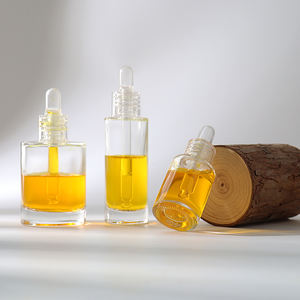 HOPECK Bouteille en verre transparent cylindrique de 100/50/30/15ml avec compte-gouttes en plastique transparent de l'ampoule TPE et collier transparent en PVC pour <span class=keywords><strong>Seum</strong></span> - Product Image 4