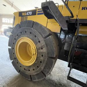 Matériel de construction d'occasion en excellent état, chargeuses sur pneus de grande taille Komatsu WA470, WA500, WA600, à vendre à prix réduit. - Product Image 5