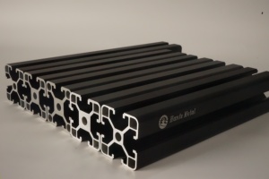 Profilés industriels en alliage d'aluminium anodisé <span class=keywords><strong>noir</strong></span> 4040, extrusion <span class=keywords><strong>40x40</strong></span>, 6063-T5, 6 mètres, longueur personnalisée, pliage - Product Image 5