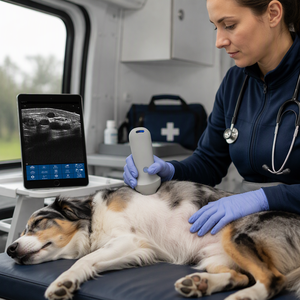 Sonda de Ultrasonido Veterinaria Inalámbrica Portátil, Escáner de Imágenes para Mascotas, para Animales Pequeños, Caninos, Felinos, Clínica de Gestación, Hospital - Product Image 3