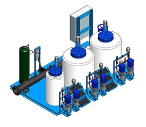 Pompa Dosis Kimia Metanol Paket Injeksi Anti Ledakan <span class=keywords><strong>Skid</strong></span> - Product Image 3