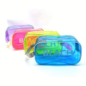 New Arrivals HEX Vintage Fashion Custom Logo Travel Cosmetic <b>Case</b> Frosted Waterproof Clear PVC Zipper <b>Makeup</b> - Product Image 3