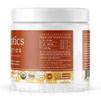 Poudre Probiotique pour la Santé Intestinale des Animaux - Citrouille - Chiens et Chats - Soutien Digestif - Équilibre Intestinal - Absorption Rapide - Digestion Sensible