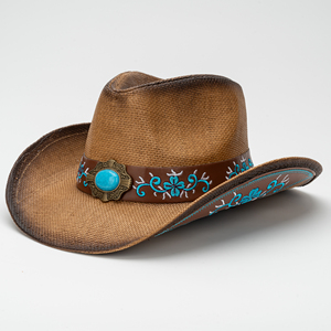 Mode classique femmes chapeau de paille <span class=keywords><strong>Dallas</strong></span> Western Cowboy chapeau <span class=keywords><strong>Jazz</strong></span> Sombrero Stetson Orange Cowboy chapeau de paille pour hommes - Product Image 2