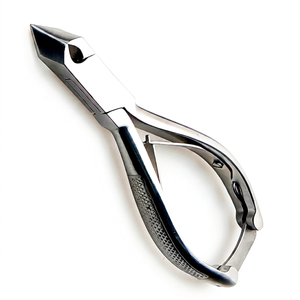 Coupe-ongles professionnel en acier inoxydable en forme de demi-lune robuste pour l'utilisation en podologie des ongles incarnés des doigts et des orteils - Product Image 1