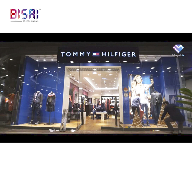 Custom Printing High Quality Waterproof Large Window Wall Vinyl Paper Blue Matte Stickers