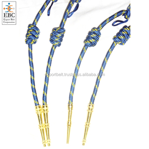 Cordones de Seda con Hilo Metálico Ecológicos Personalizados al por Mayor para Uniformes Ceremoniales, Desfiles y Exportación - Product Image 2