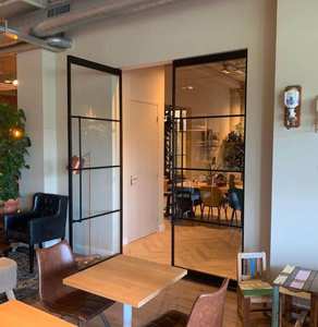 <span class=keywords><strong>Porta</strong></span> a prova di fuoco prezzo <span class=keywords><strong>porta</strong></span> principale design <span class=keywords><strong>foto</strong></span> telaio in acciaio <span class=keywords><strong>porta</strong></span> di vetro - Product Image 2